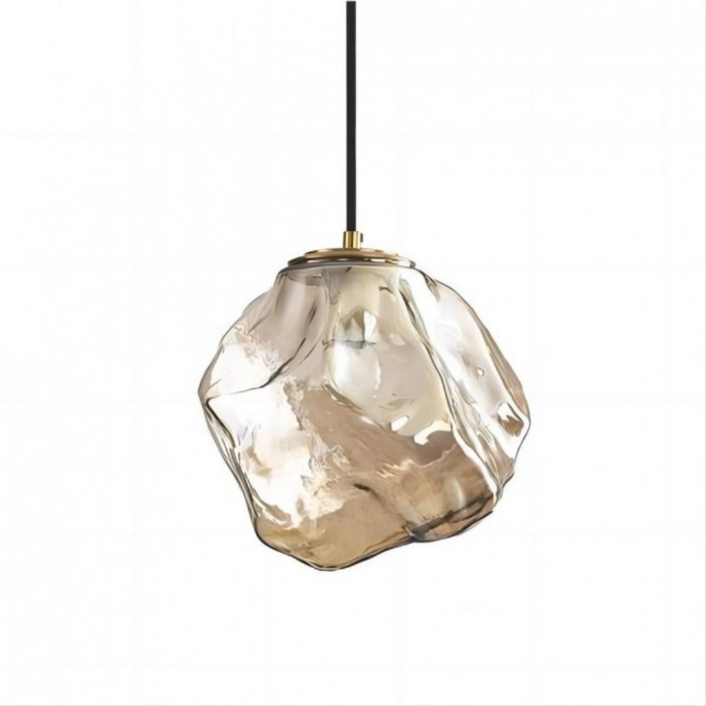 Aurello Contemporary Glass Pendant Lamp For Dining Table