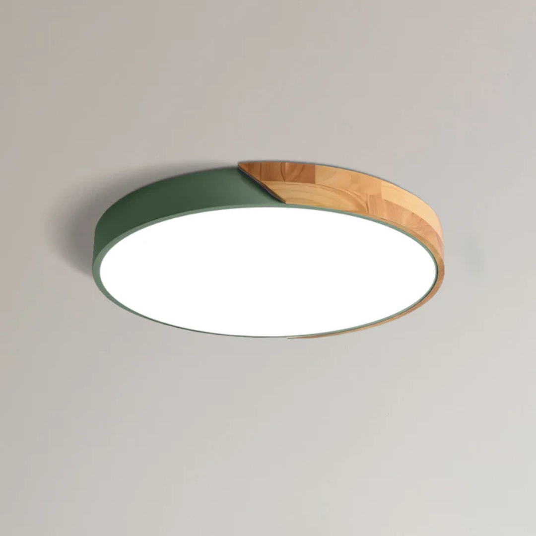 Nordal Scandinavian Wooden LED Ceiling Light For Home