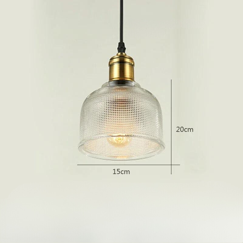 Lirena Modern Glass Globe Pendant Lamp With Metal Socket