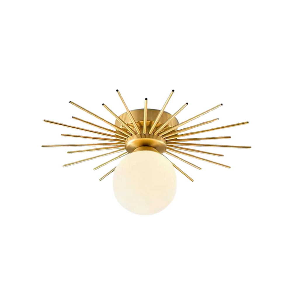 Arelia Sculptural Ceiling Lamp With Warm Ambient Light