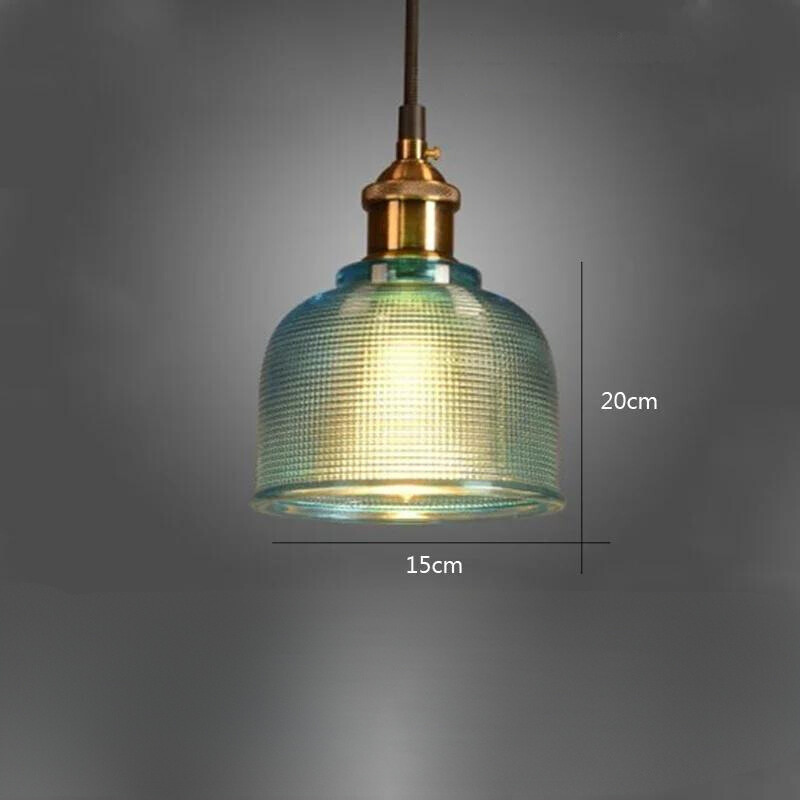 Lirena Modern Glass Globe Pendant Lamp With Metal Socket