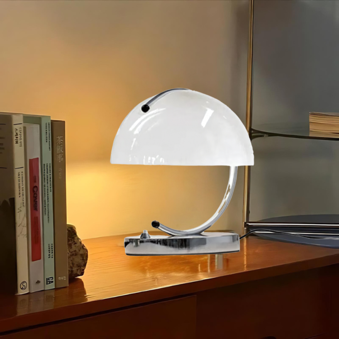 Aurelle Elegant Glass Table Lamp With Warm Ambient Glow