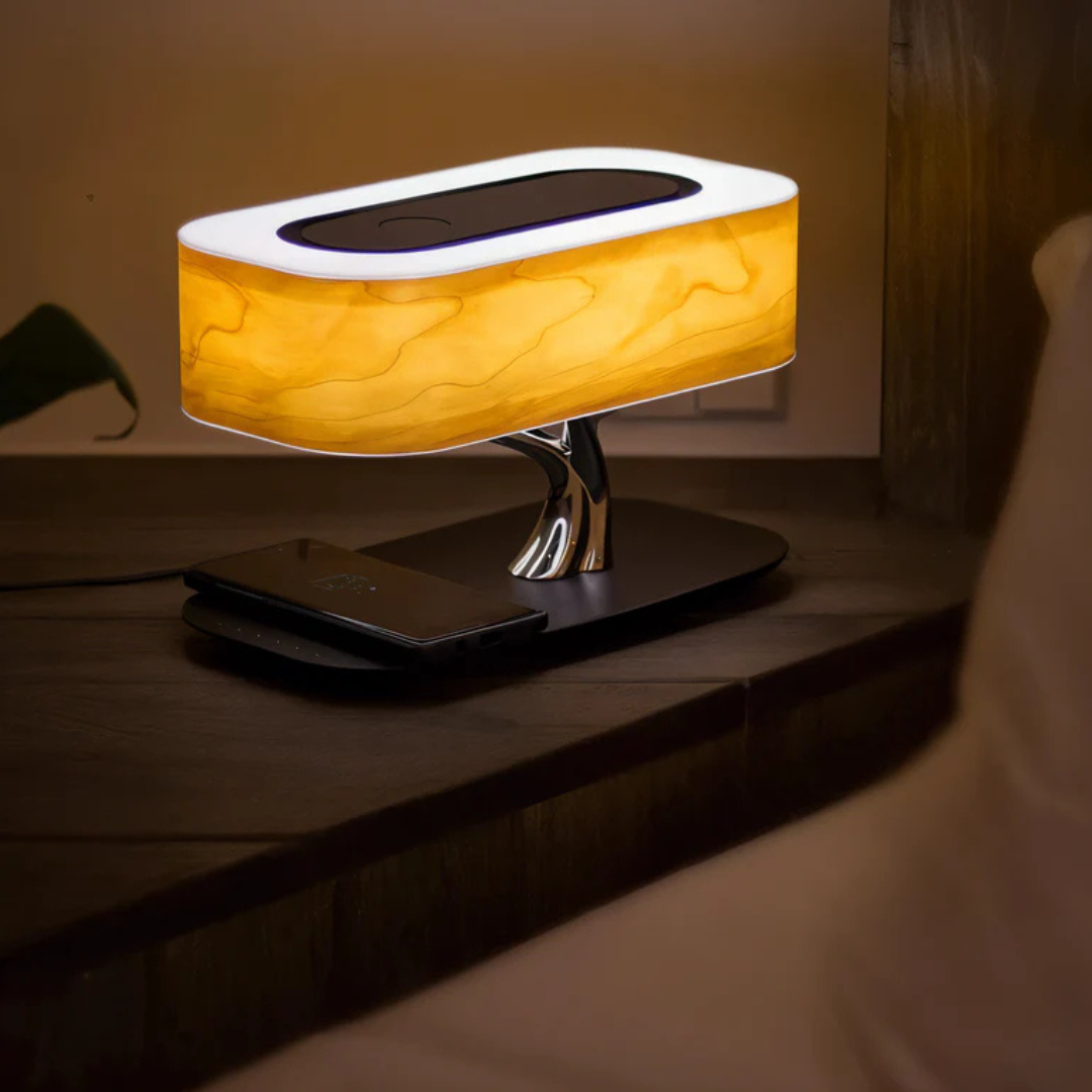 Lunara LED Table Lamp With Bluetooth And Wireless Charging