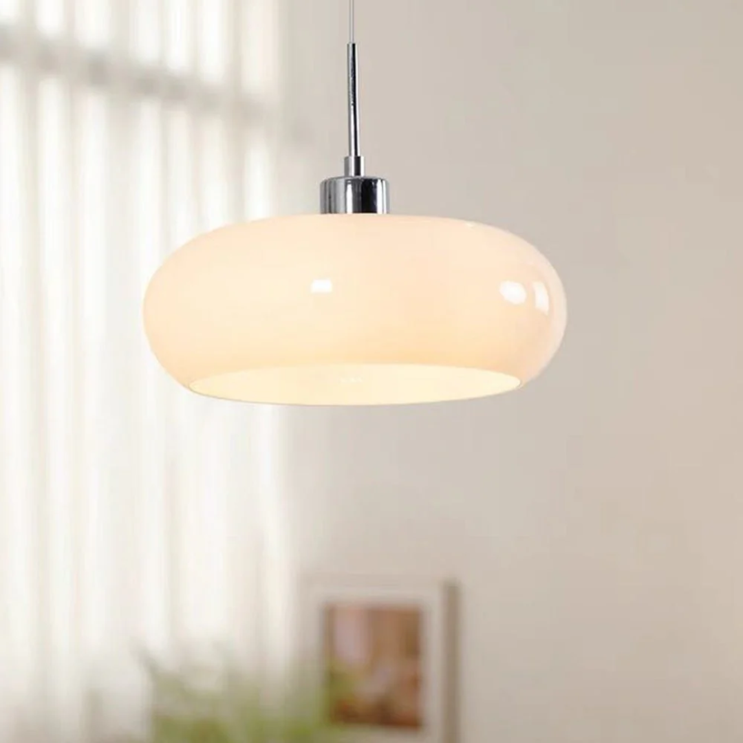 Evara | Modern Glass Pendant Lamp With Warm Lighting