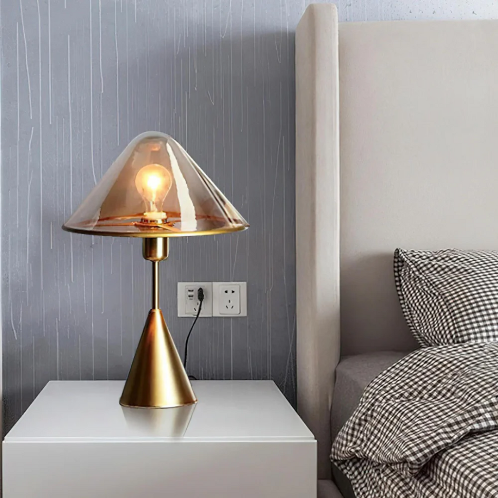 Aelora Retro Mushroom Table Lamp For Warm Bedside Glow