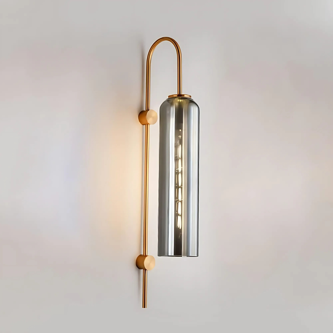 Serenova Modern Glass LED Wall Lamp Blue And White Tubes