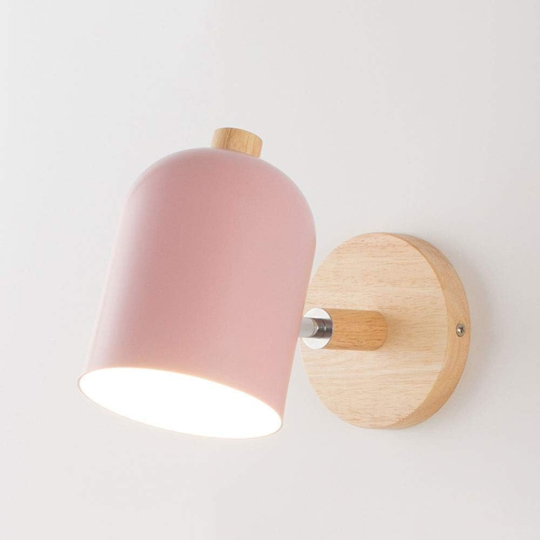 Kirrea | Scandinavian Wooden Wall Lamp With Soft LED