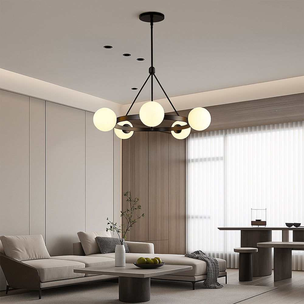 Eirwyn | Nordic 5-Light Ceiling Chandelier For Dining Rooms