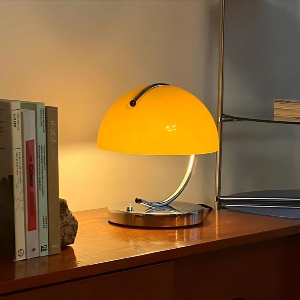 Aurelle Elegant Glass Table Lamp With Warm Ambient Glow
