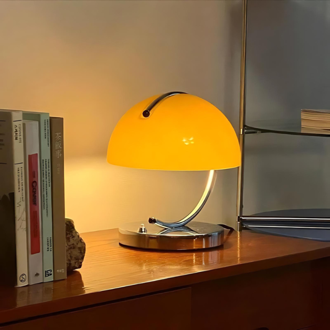 Aurelle Elegant Glass Table Lamp With Warm Ambient Glow