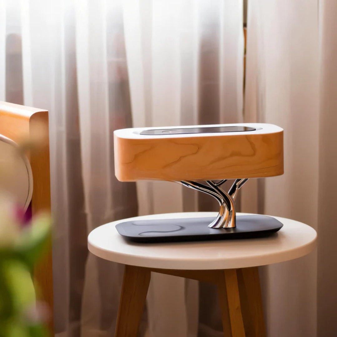 Lunara LED Table Lamp With Bluetooth And Wireless Charging