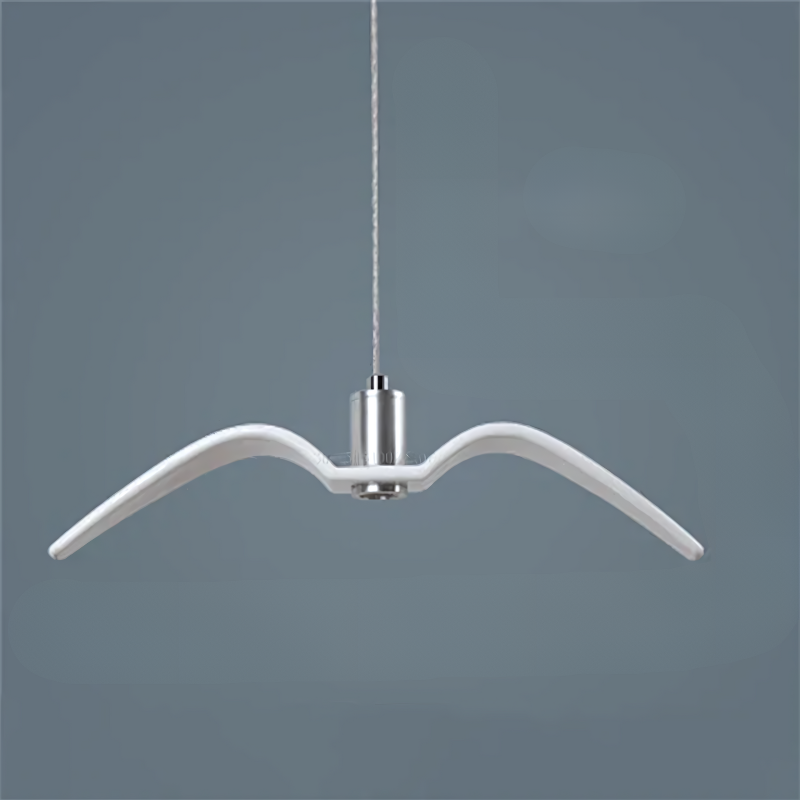 Aviara Wing-Shaped Modern LED Pendant Light in Acrylic