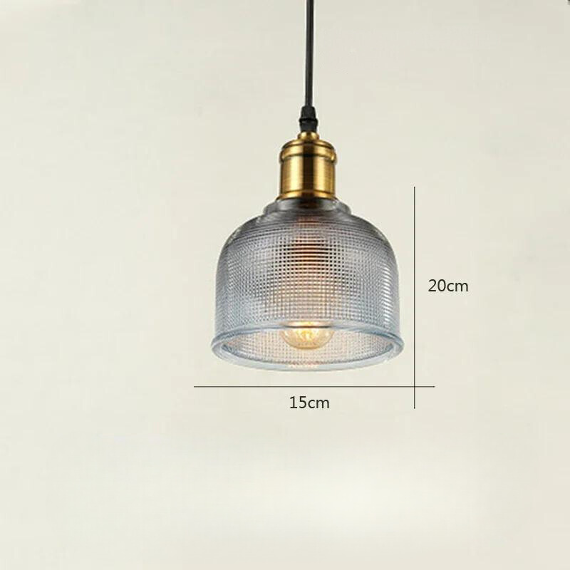 Lirena Modern Glass Globe Pendant Lamp With Metal Socket