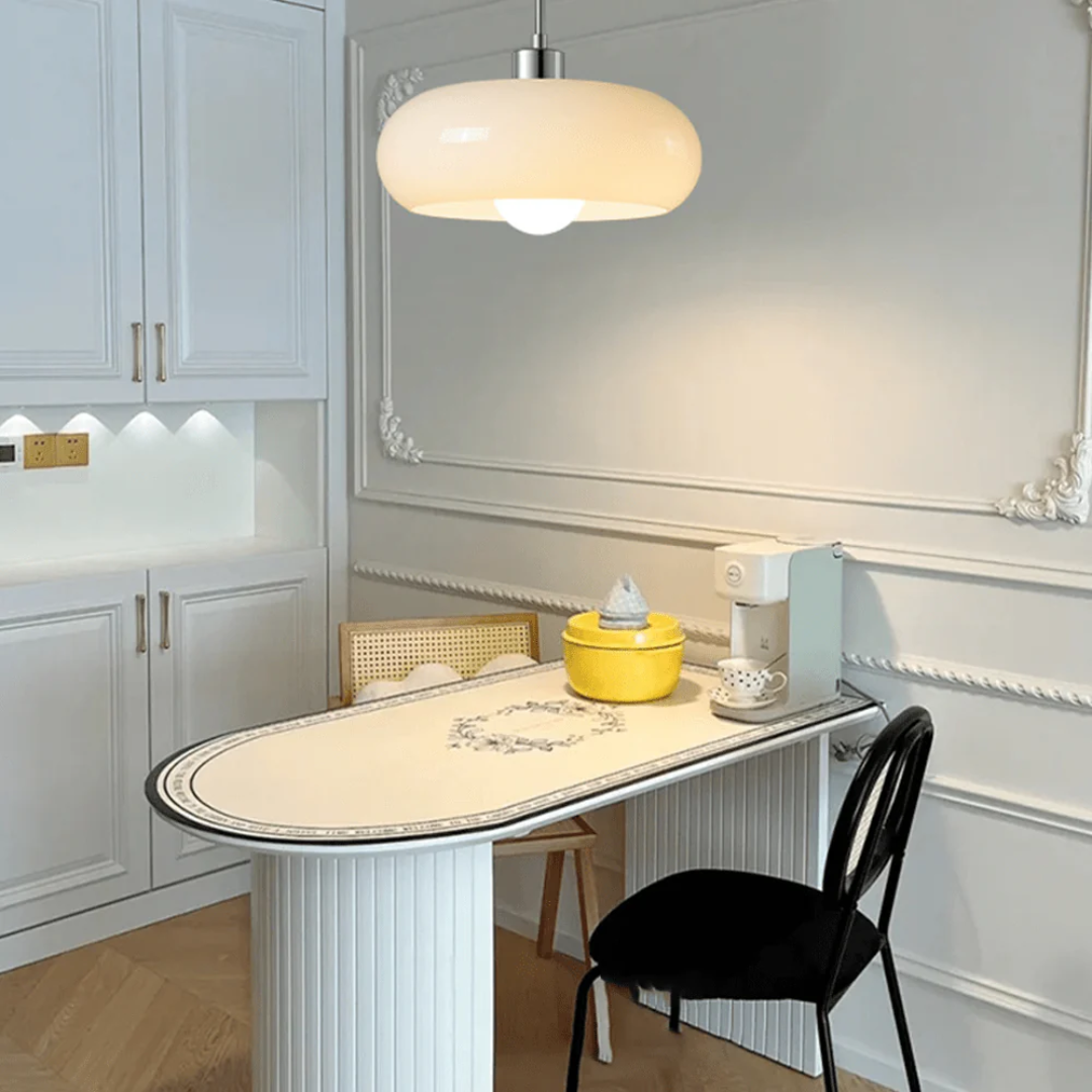 Evara | Modern Glass Pendant Lamp With Warm Lighting