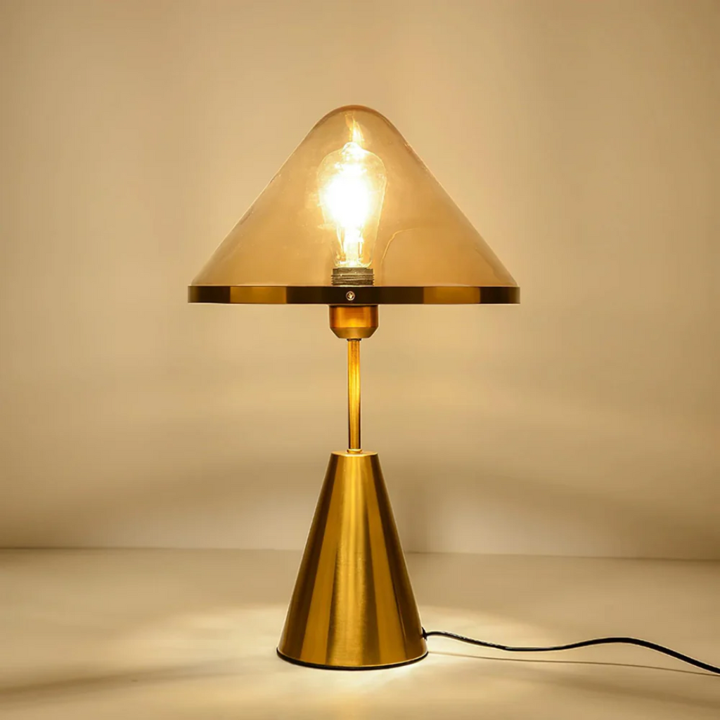 Aelora Retro Mushroom Table Lamp For Warm Bedside Glow