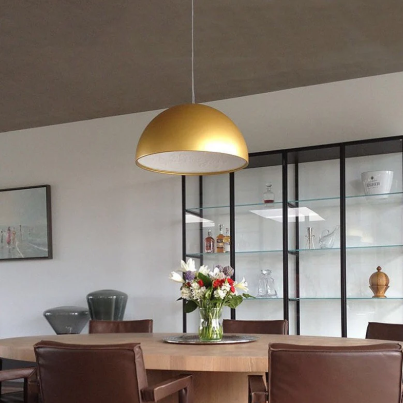 Novaro LED Pendant Lamp Minimalist Italian Resin And Glass