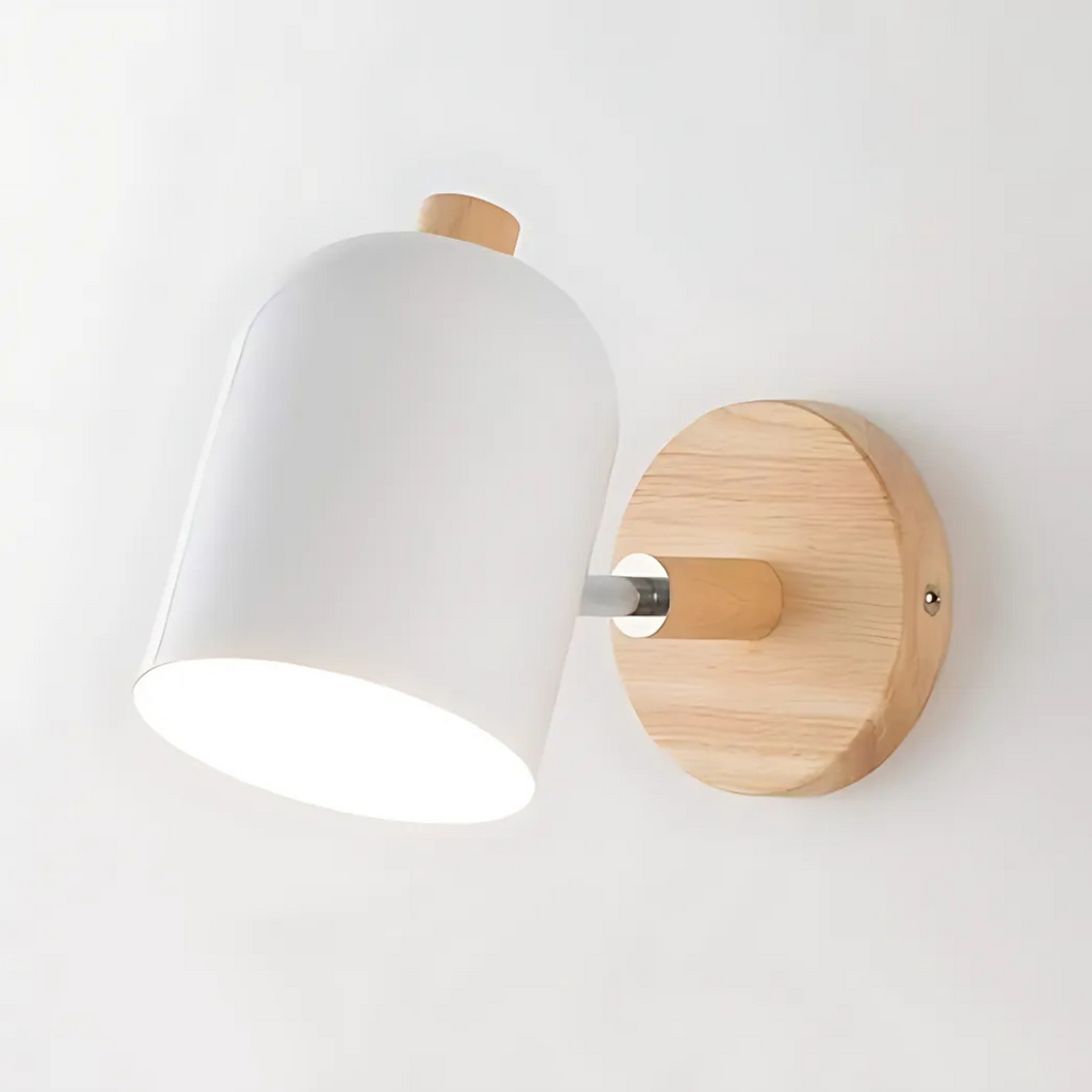 Kirrea | Scandinavian Wooden Wall Lamp With Soft LED