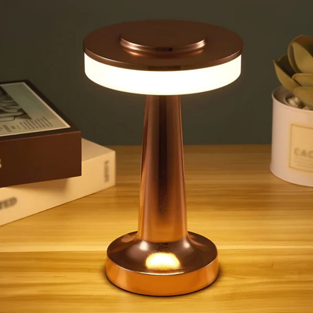Ardena Rechargeable Retro LED Table Lamp With USB Port