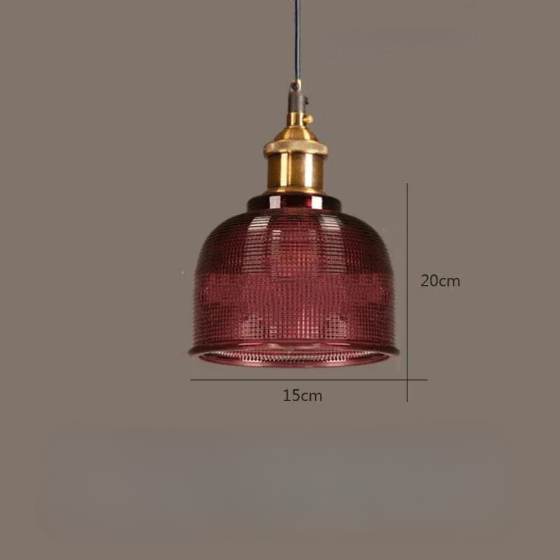 Lirena Modern Glass Globe Pendant Lamp With Metal Socket