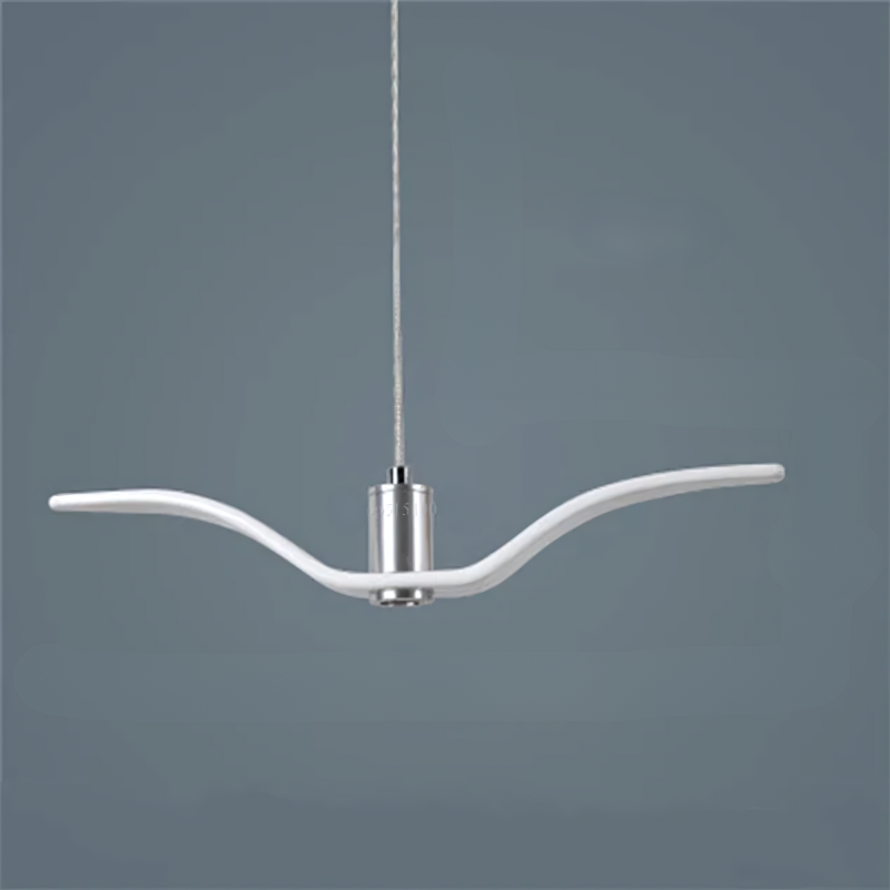 Aviara Wing-Shaped Modern LED Pendant Light in Acrylic