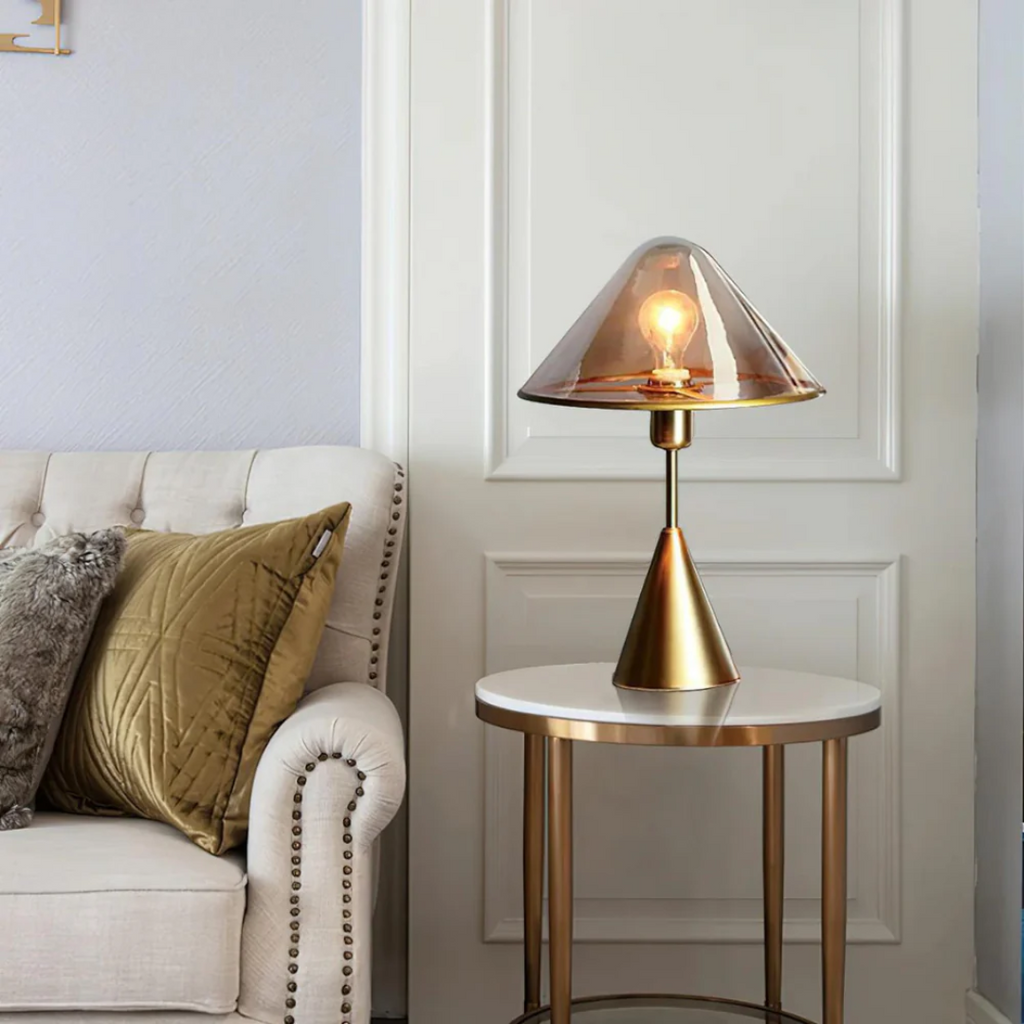 Aelora Retro Mushroom Table Lamp For Warm Bedside Glow
