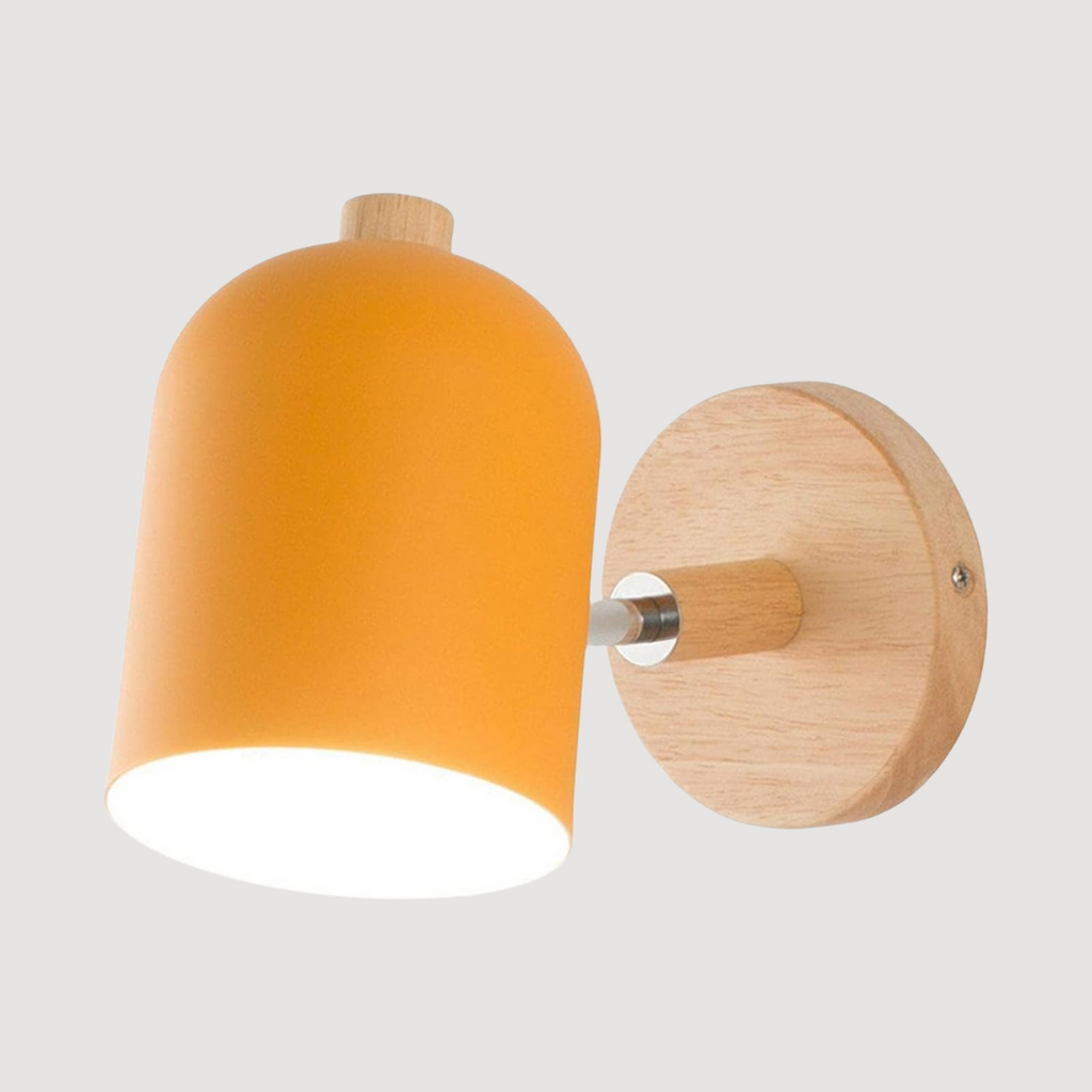Kirrea | Scandinavian Wooden Wall Lamp With Soft LED