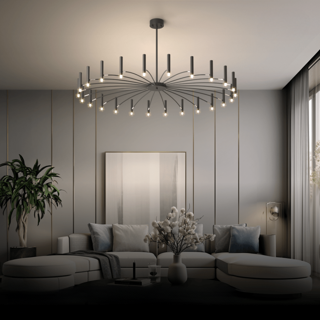 Lunara Candlelight Chandelier For Living And Dining Rooms