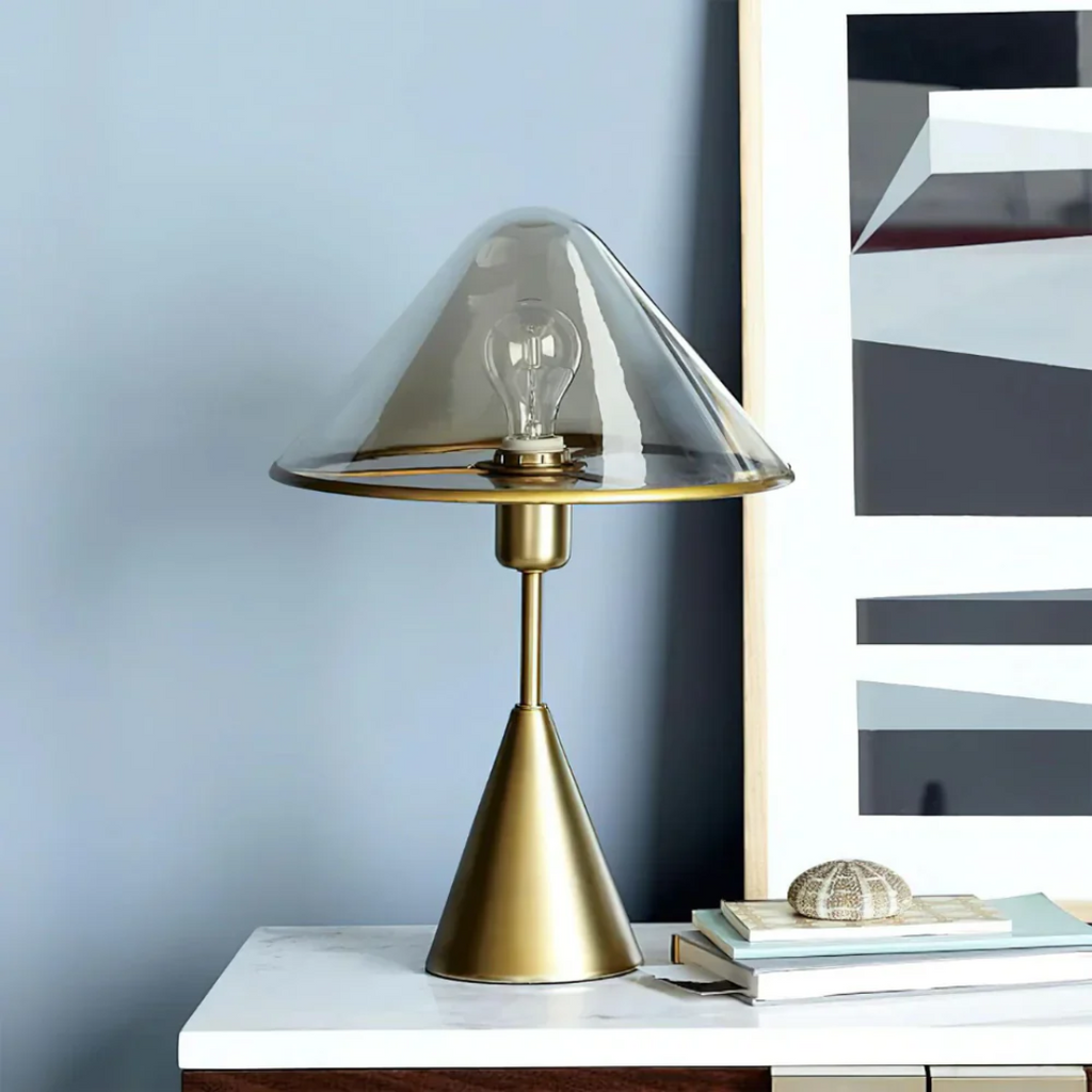 Aelora Retro Mushroom Table Lamp For Warm Bedside Glow