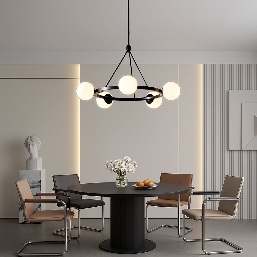 Eirwyn | Nordic 5-Light Ceiling Chandelier For Dining Rooms