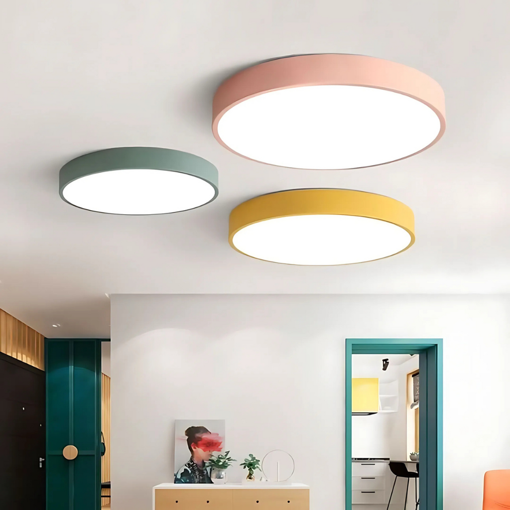 Nordal Scandinavian Wooden LED Ceiling Light For Home