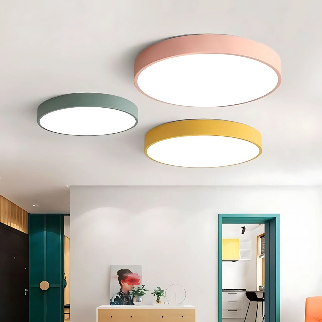 Nordal Scandinavian Wooden LED Ceiling Light For Home