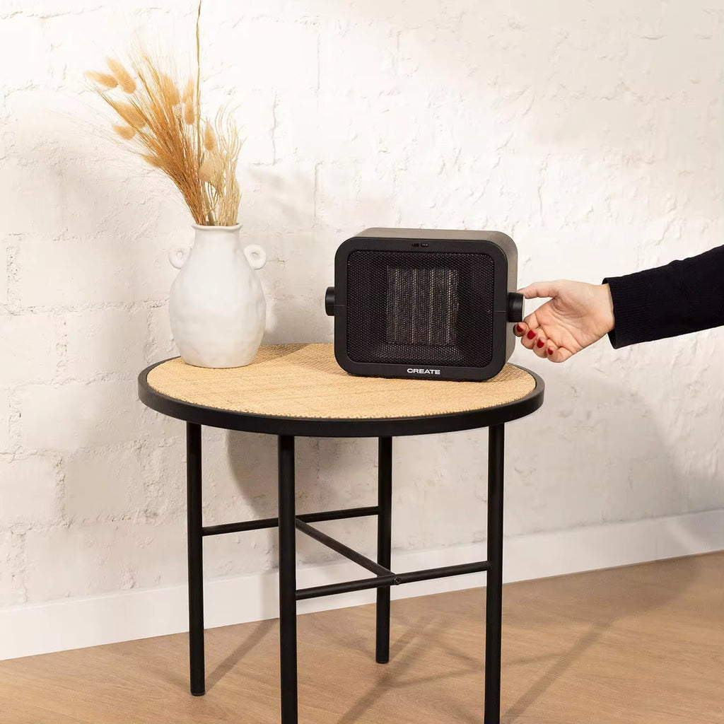 Ravena 1500W Portable Ceramic Space Heater Safety System