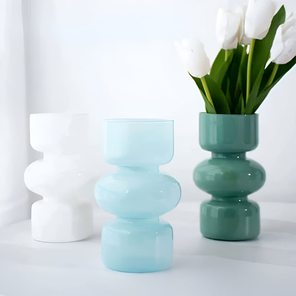 Kirrea | Scandinavian Glass Vase in Multiple Colors