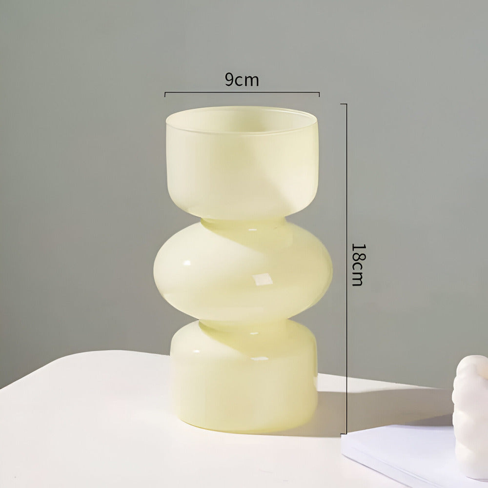 Kirrea | Scandinavian Glass Vase in Multiple Colors