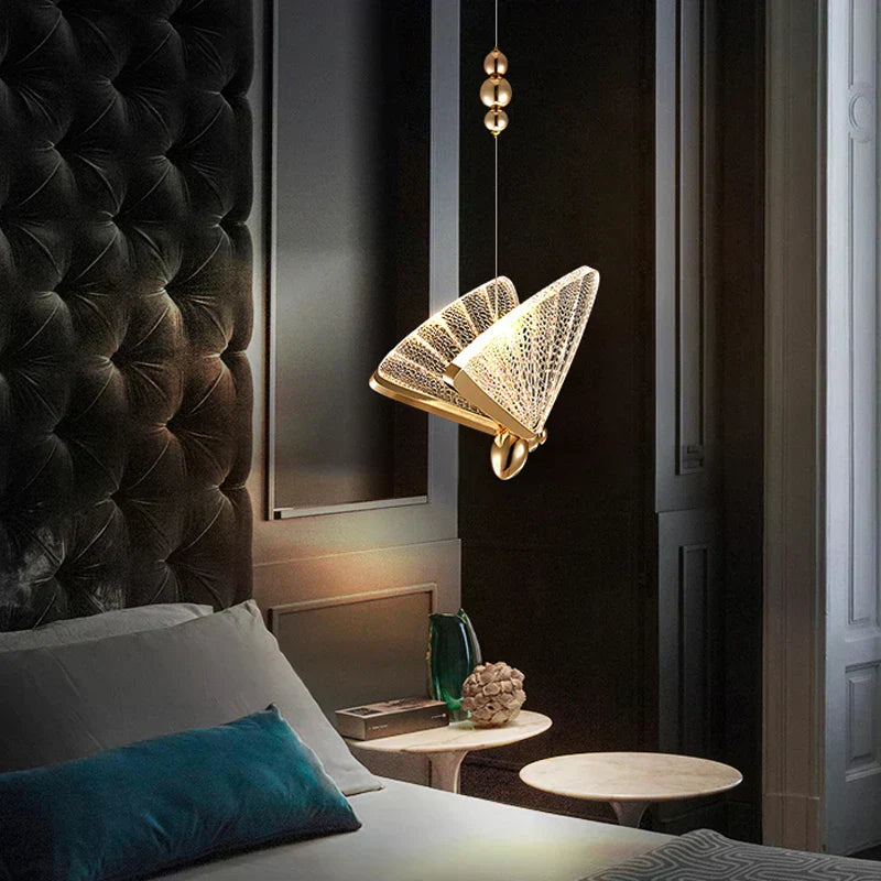 Aurelle Modern LED Pendant Lamp With Butterfly Design