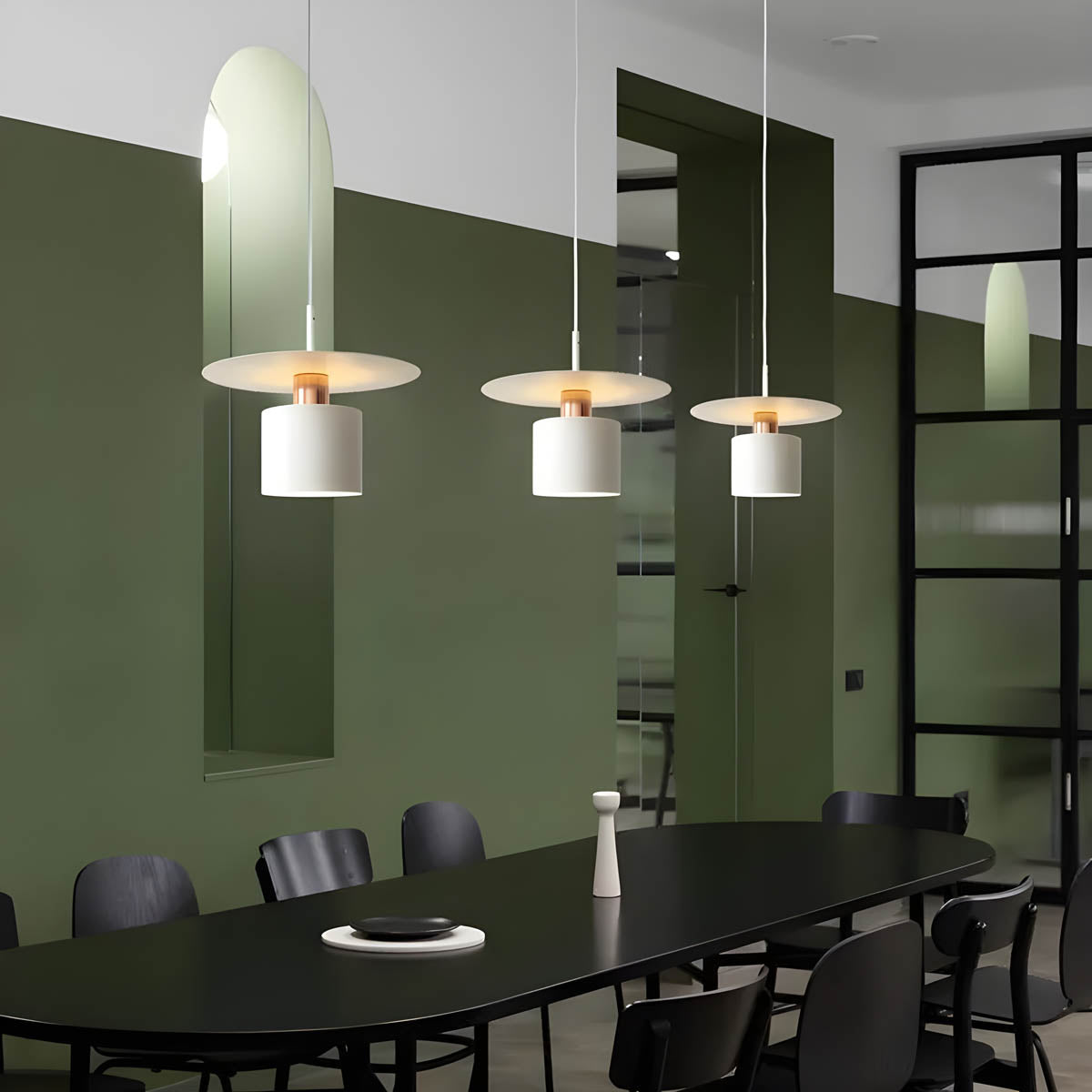 Luminora Modern Pendant Lamp With Warm LED Ambient Light