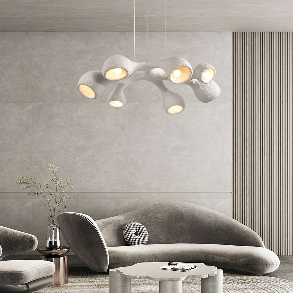 Kirrea | Scandinavian Cloud Pendant Lamp in Polystyrene