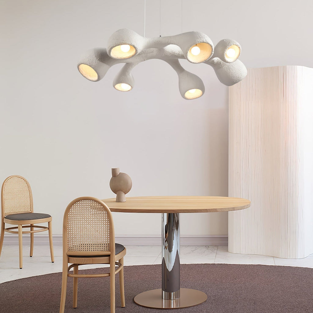 Kirrea | Scandinavian Cloud Pendant Lamp in Polystyrene
