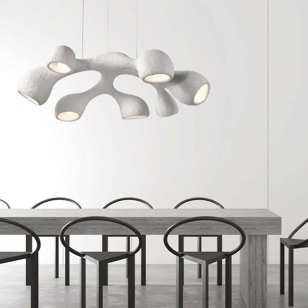 Kirrea | Scandinavian Cloud Pendant Lamp in Polystyrene