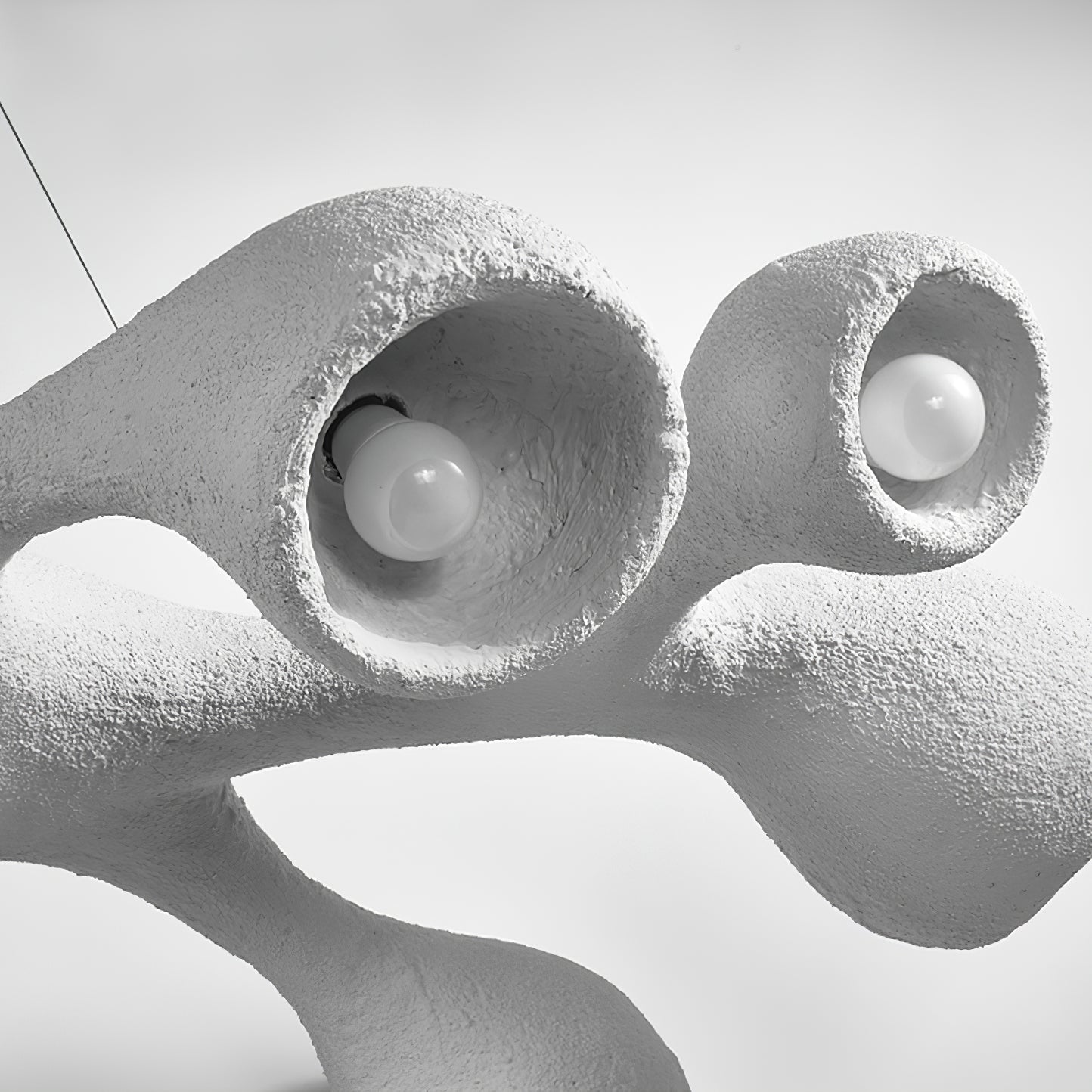 Kirrea | Scandinavian Cloud Pendant Lamp in Polystyrene