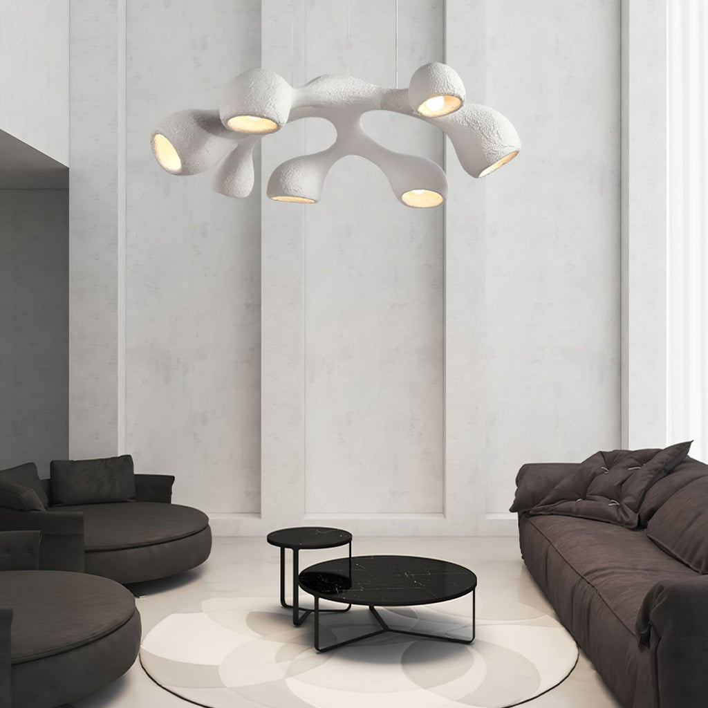 Kirrea | Scandinavian Cloud Pendant Lamp in Polystyrene