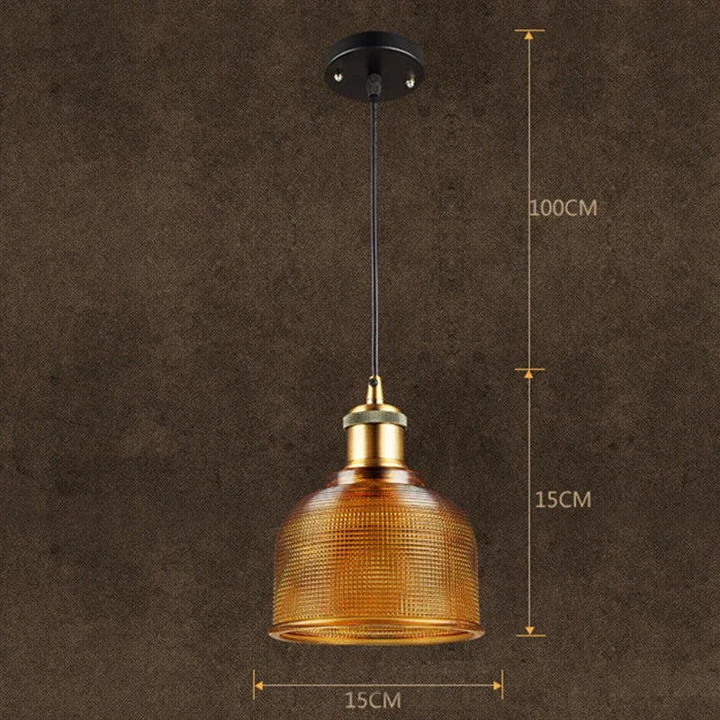 Lirena Modern Glass Globe Pendant Lamp With Metal Socket