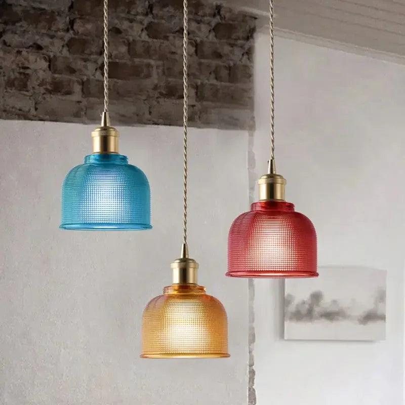 Lirena Modern Glass Globe Pendant Lamp With Metal Socket