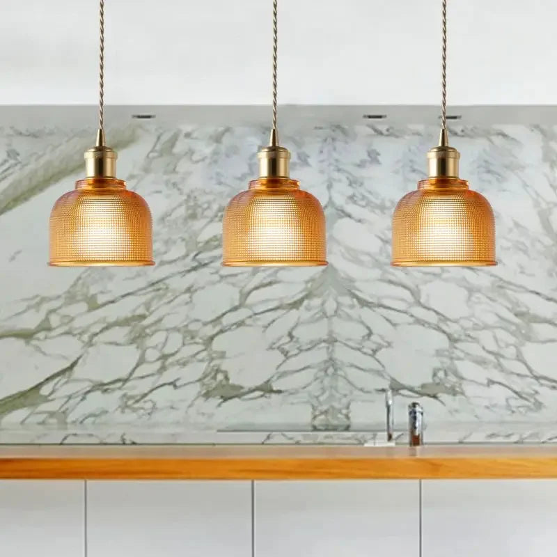 Lirena Modern Glass Globe Pendant Lamp With Metal Socket