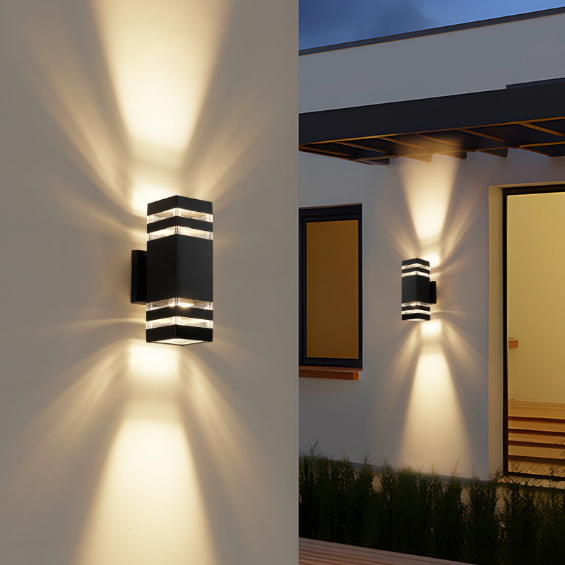 Arvo Two-Tier Weatherproof Outdoor Up And Down Wall Light