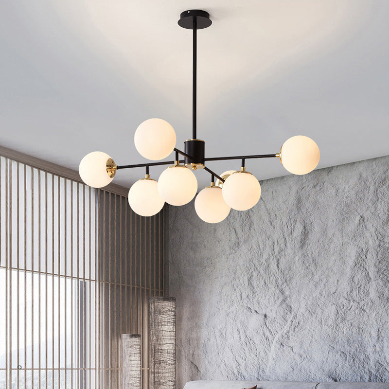 Marvellia | Scandinavian Glass Chandelier For Dining Room