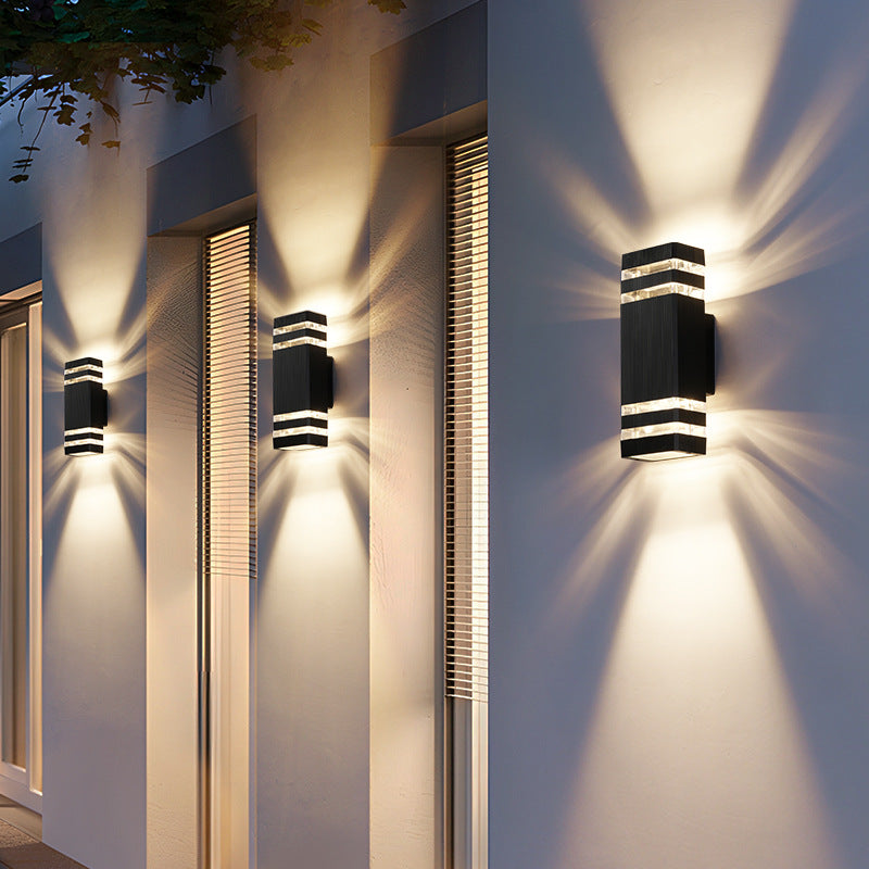 Arvo Two-Tier Weatherproof Outdoor Up And Down Wall Light