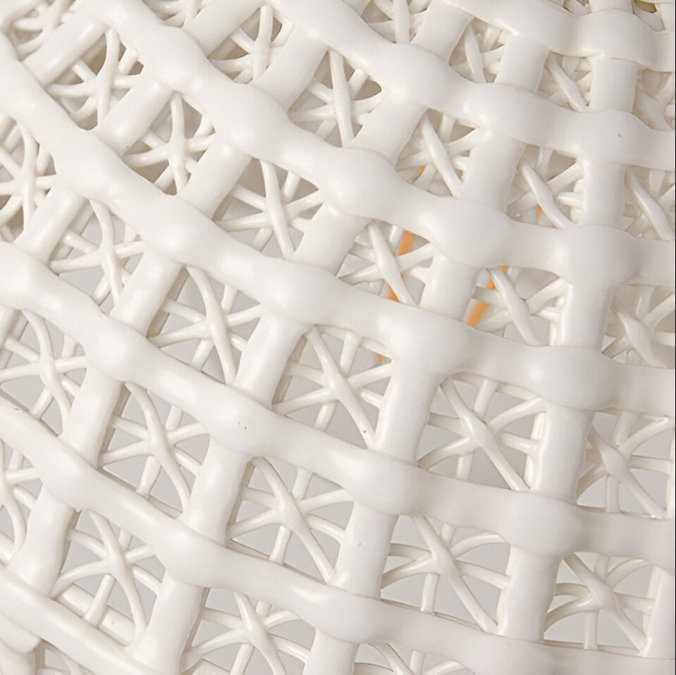 Hylva | Nordic Ceramic Ceiling Light With Brass Trim