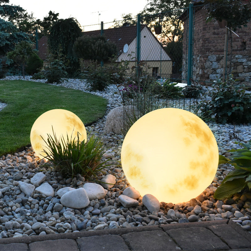 Lunara Moon Solar Garden Lamp For Warm Outdoor Glow