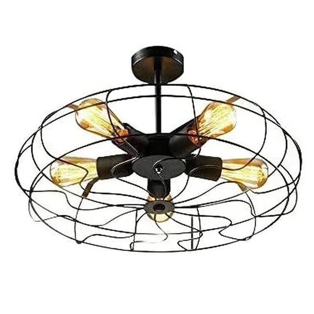 Aurelle Retro Cage Ceiling Light For Living And Dining